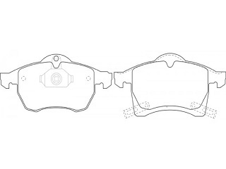 Колодки передние C-D Z16LER; Z-B Z20LER; Z22YH